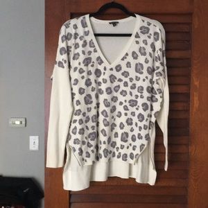 Express oversized sweater Animal print